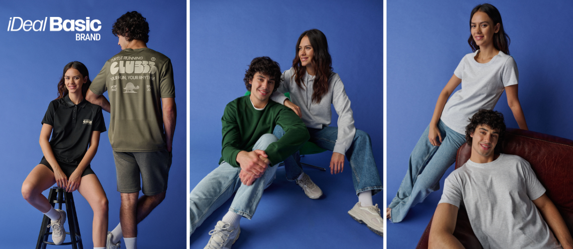 iDeal Basic – reliable basics for professional use!
Affordable, reliable, and customizable clothing for every project!