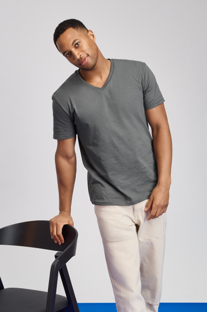 SOFTSTYLE<SUP>®</SUP> ADULT V-NECK T-SHIRT