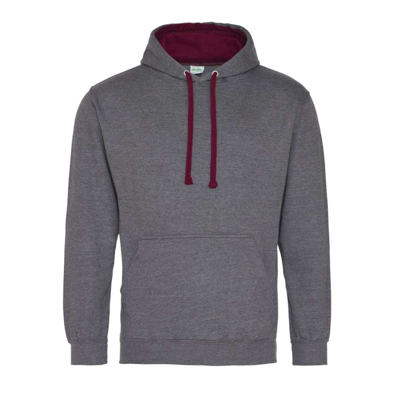 Charcoal Grey/Burgundy