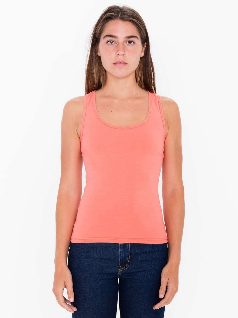 A-AA8308-WOMEN'S COTTON SPANDEX TANK TOP