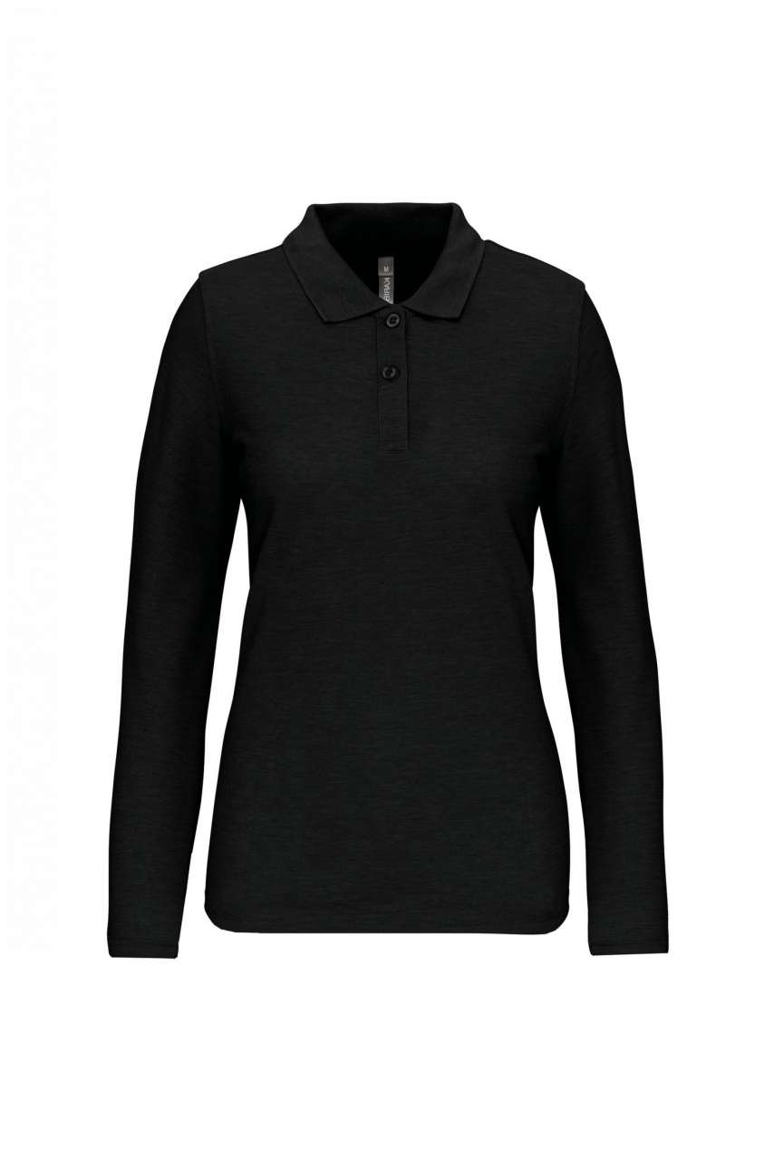 D-WK277-LADIES' LONG-SLEEVED POLO SHIRT