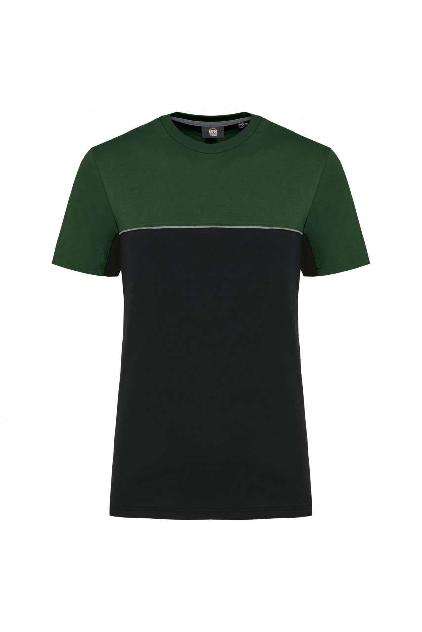 D-WK304-UNISEX ECO-FRIENDLY SHORT SLEEVE TWO-TONE T-SHIRT