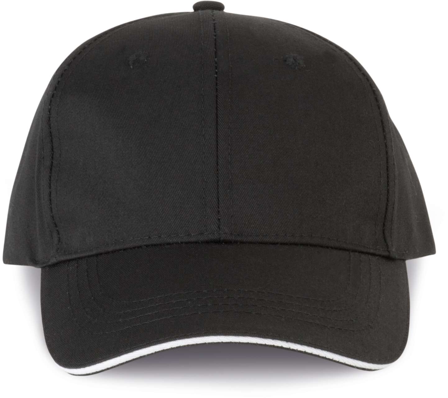 D-WKP145-OEKOTEX CERTIFIED 6 PANELS CAP WITH SANDWICH PEAK