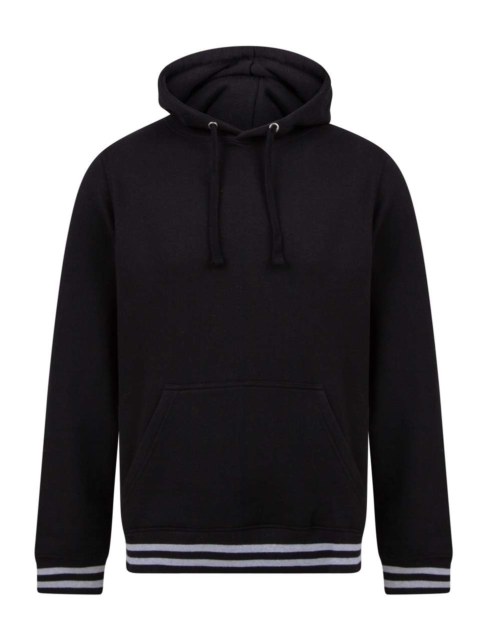 Promo  HOODIE WITH STRIPED CUFFS