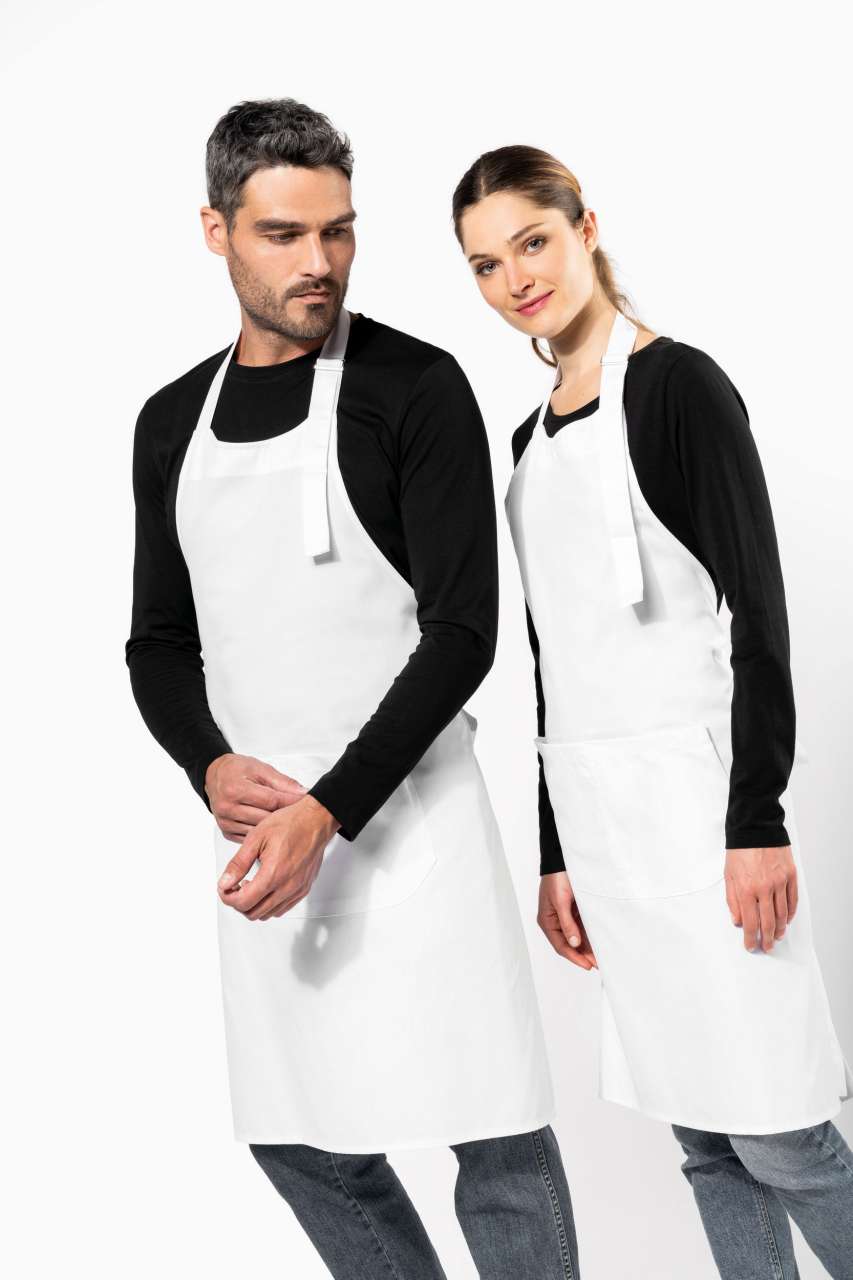 K-KA8010-POLYCOTTON APRON HIGH-TEMPERATURE WASHABLE