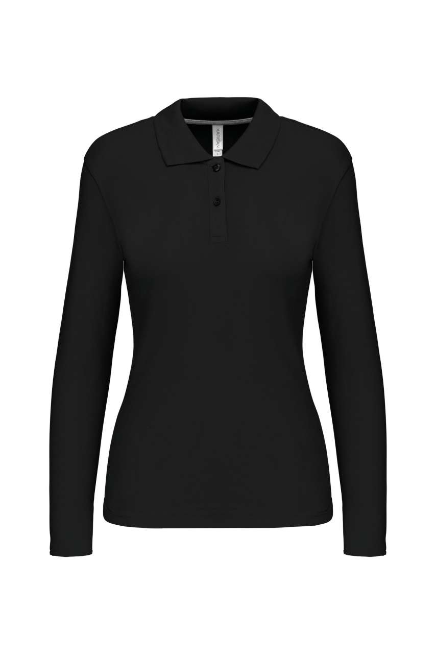 K-KA244-LADIES' LONG-SLEEVED POLO SHIRT
