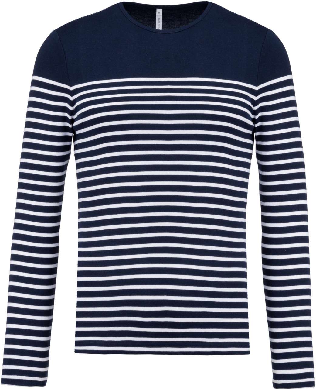 K-KA366-MEN’S LONG-SLEEVED BRETON STRIPE TOP