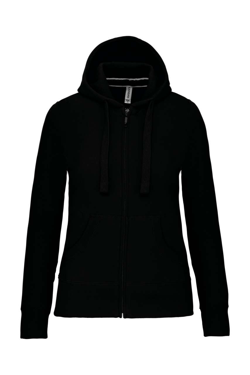 K-KA464-LADIES' FULL ZIP HOODED SWEATSHIRT
