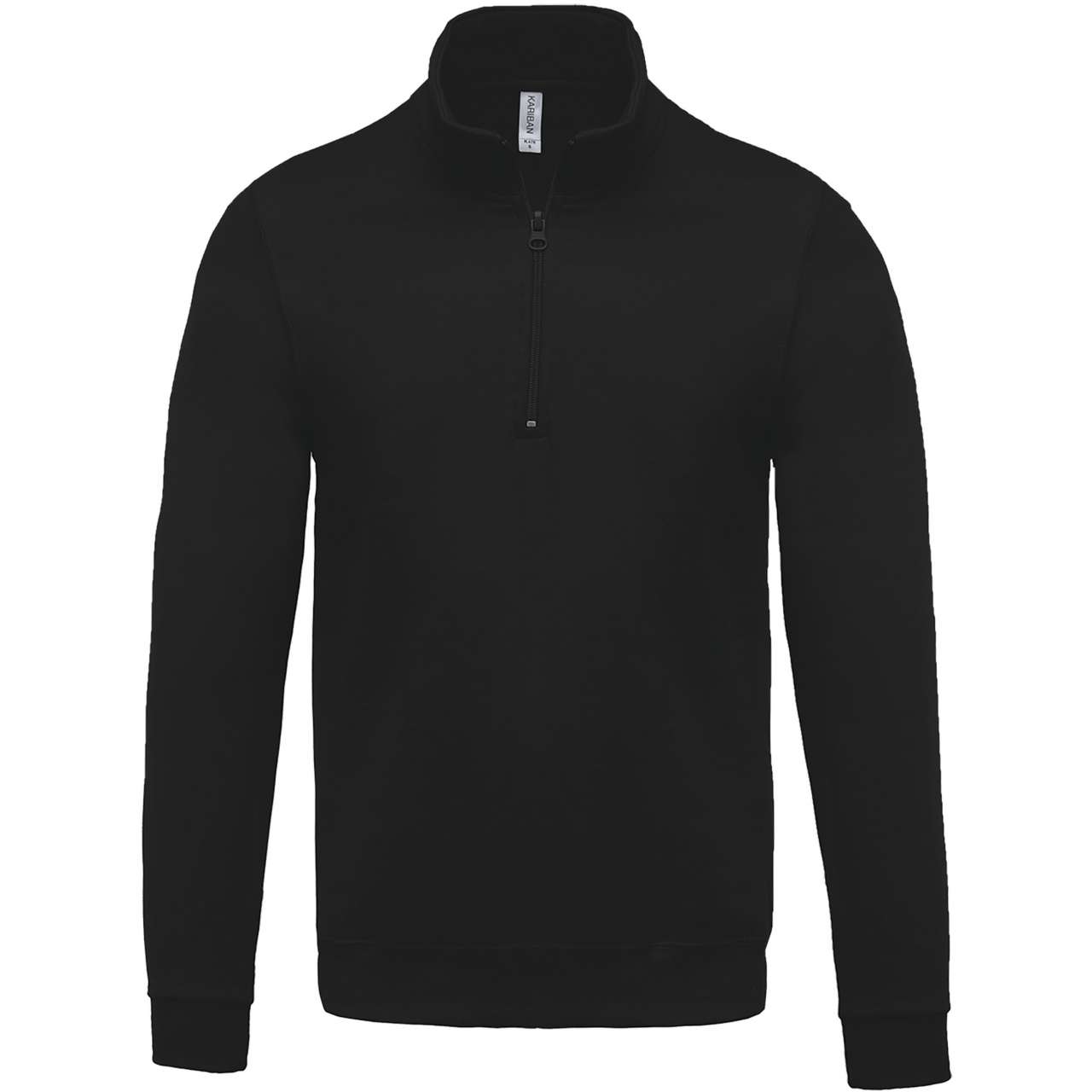 K-KA478-ZIP NECK SWEATSHIRT