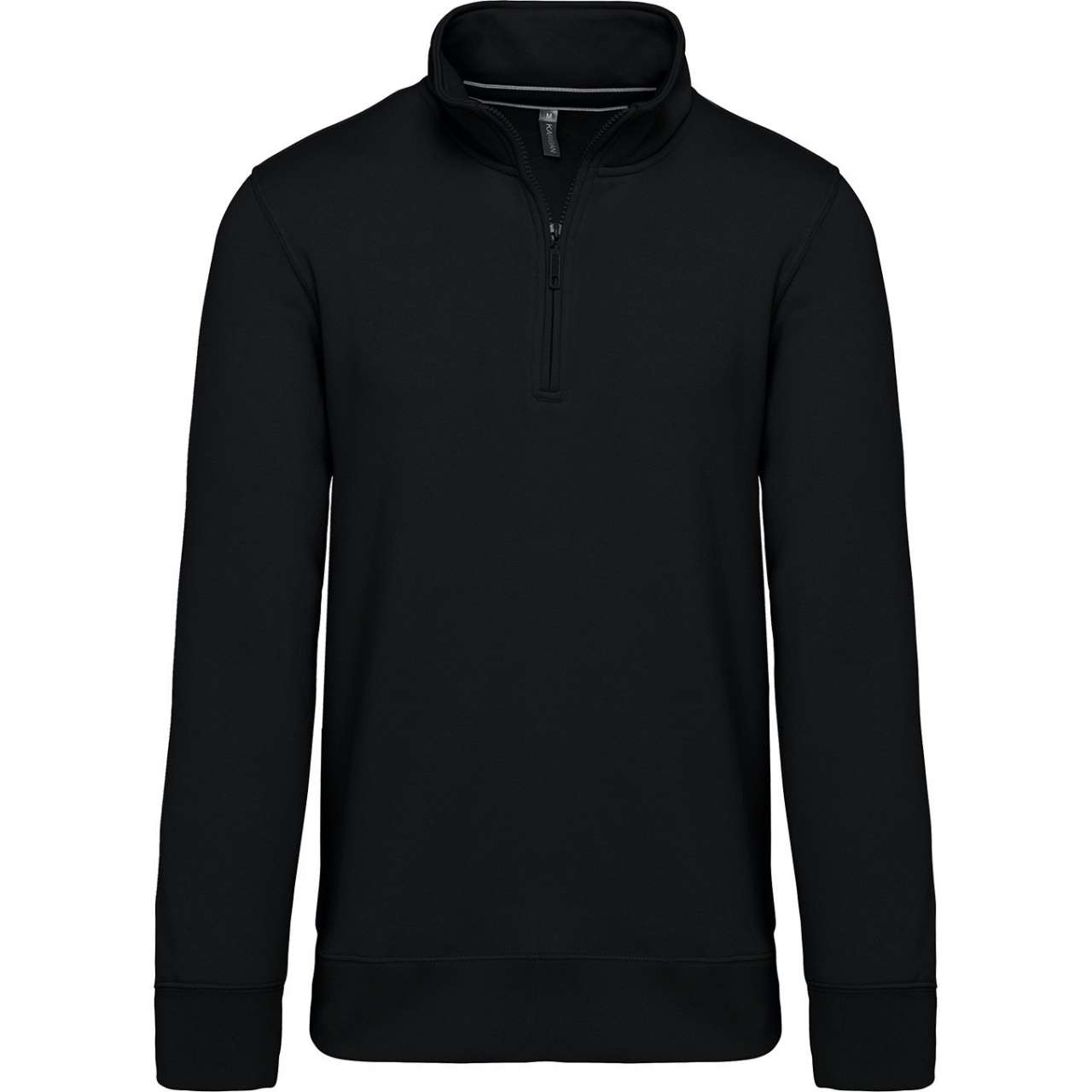 K-KA487-ZIPPED NECK SWEATSHIRT