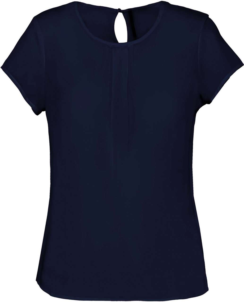 K-KA5002-LADIES' SHORT-SLEEVED CREPE BLOUSE