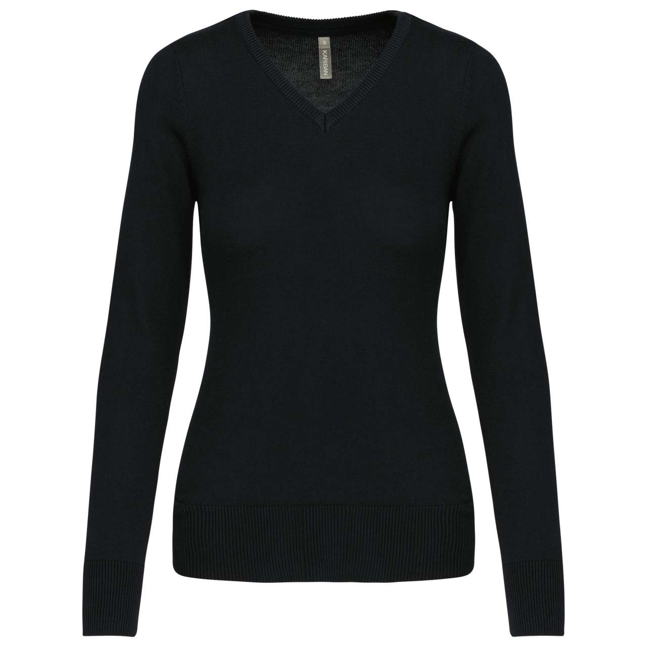 K-KA966-LADIES' V-NECK JUMPER