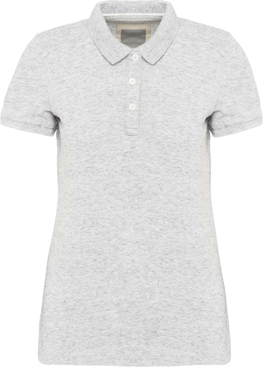 K-KV2207-LADIES' VINTAGE SHORT SLEEVE POLO SHIRT