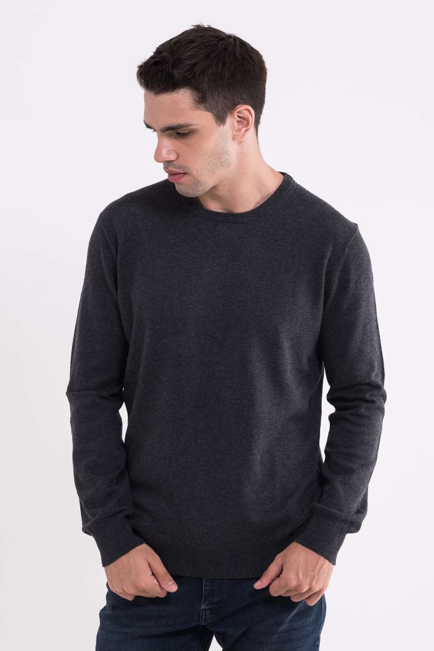 Dark Melange Grey