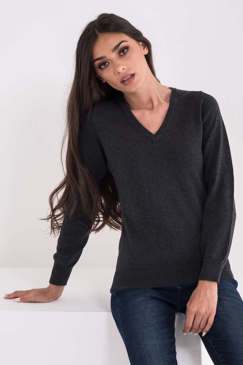 Dark Melange Grey