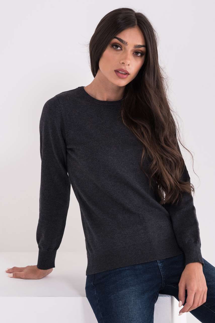 Dark Melange Grey