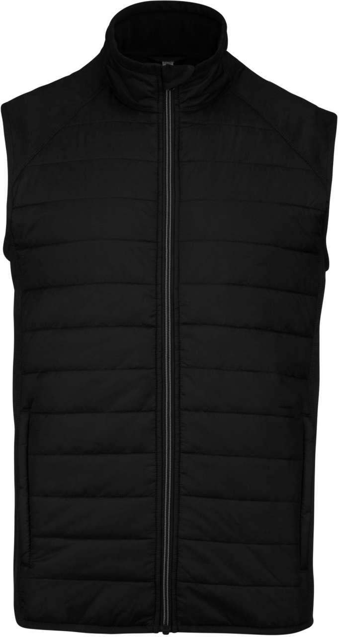 P-PA235-DUAL-FABRIC SLEEVELESS SPORTS JACKET