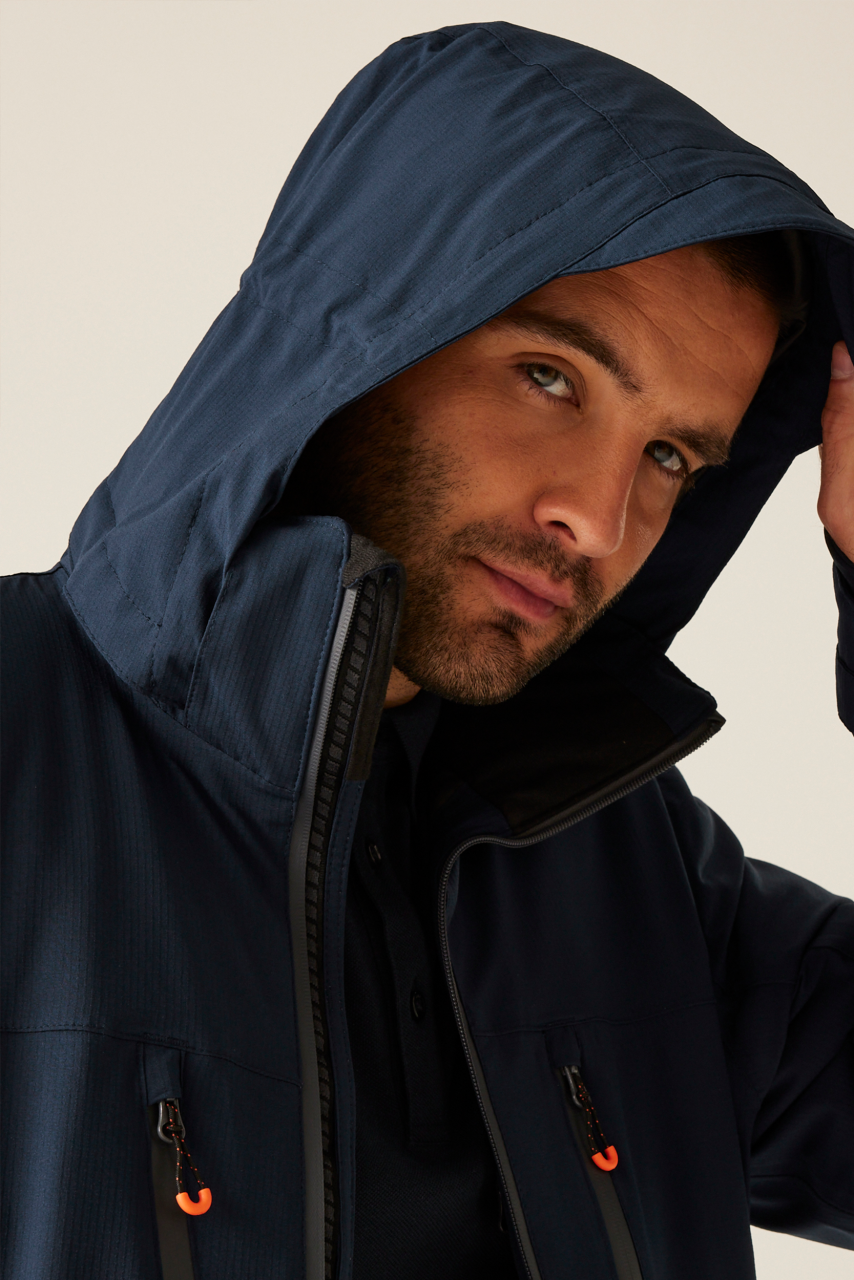 Regatta Men’s Marauder III Waterproof Jacket – Insulated, Thermo-Reflect Lining, Packaway Hood, RFID Pockets