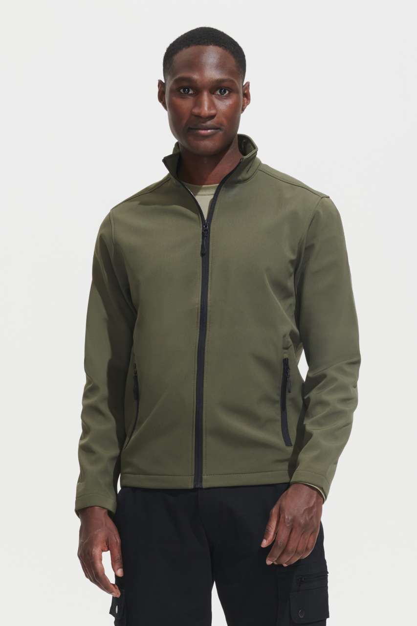 SO01195 SOL'S RACE MEN - SOFTSHELL ZIP JACKET