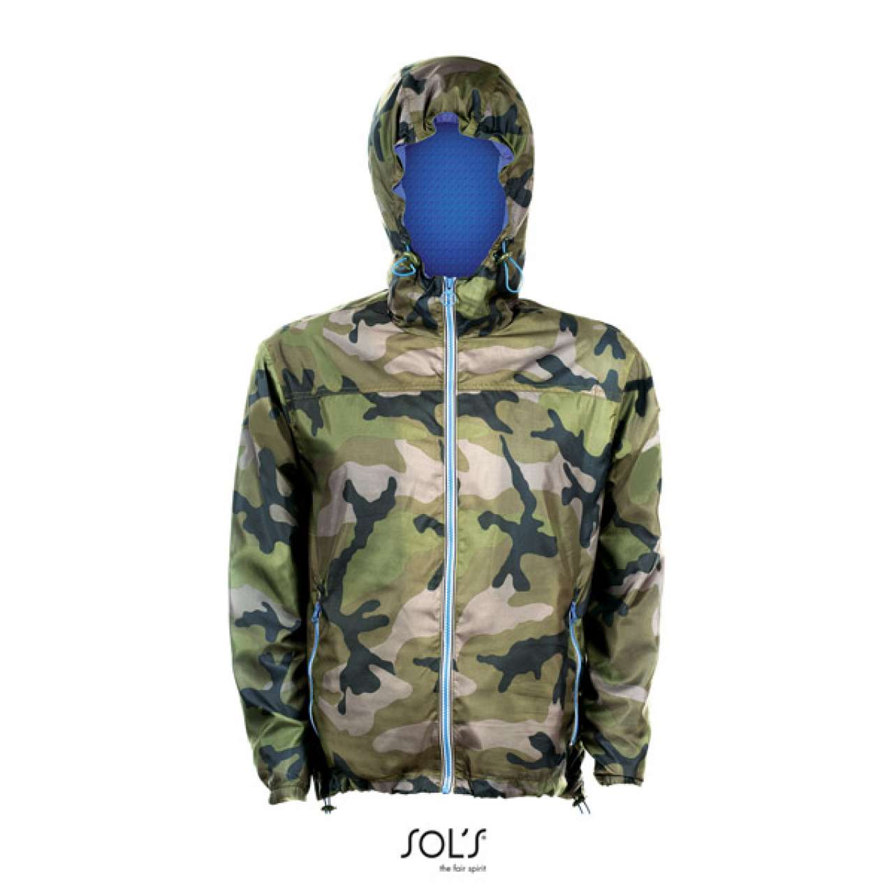 Camo/Royal blue