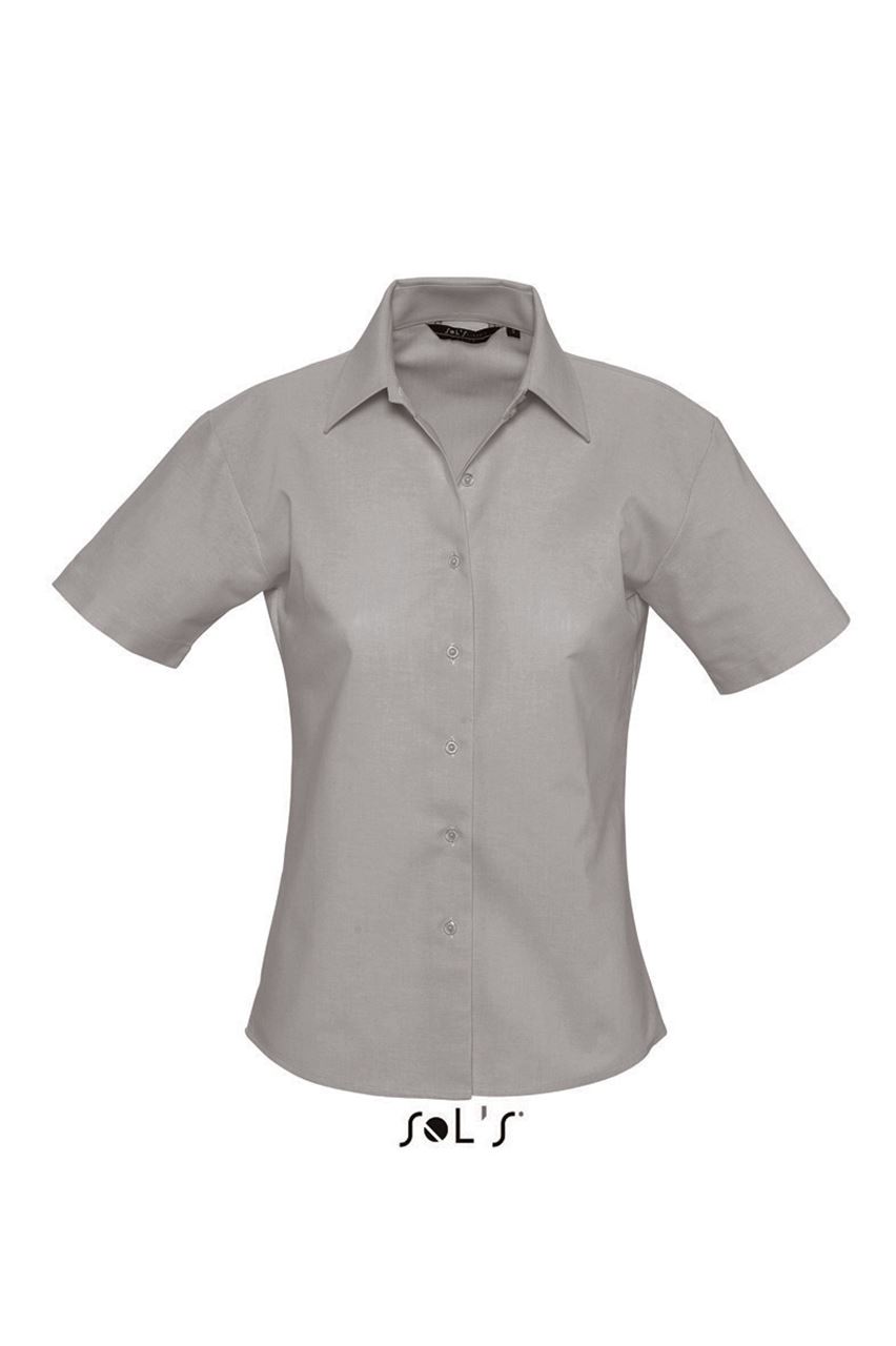S-SO16030-SOL'S ELITE - SHORT SLEEVE OXFORD WOMEN'S SHIRT