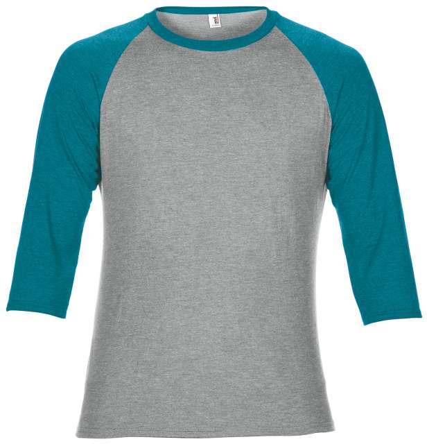 ADULT TRI-BLEND ¾ SLEEVE RAGLAN TEE