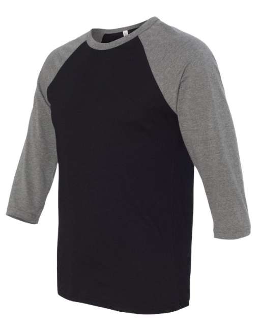 UNISEX 3/4 SLEEVE BASEBALL TEE