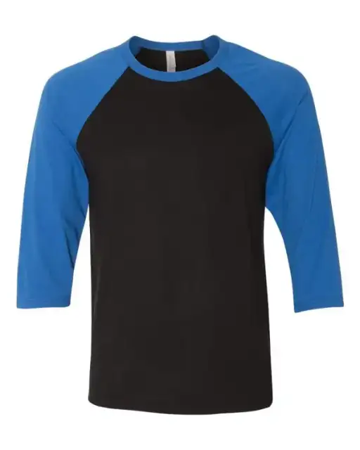 UNISEX 3/4 SLEEVE BASEBALL TEE