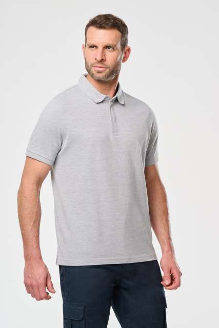 MEN'S SHORT SLEEVE STUD POLO SHIRT (ex.KA225)