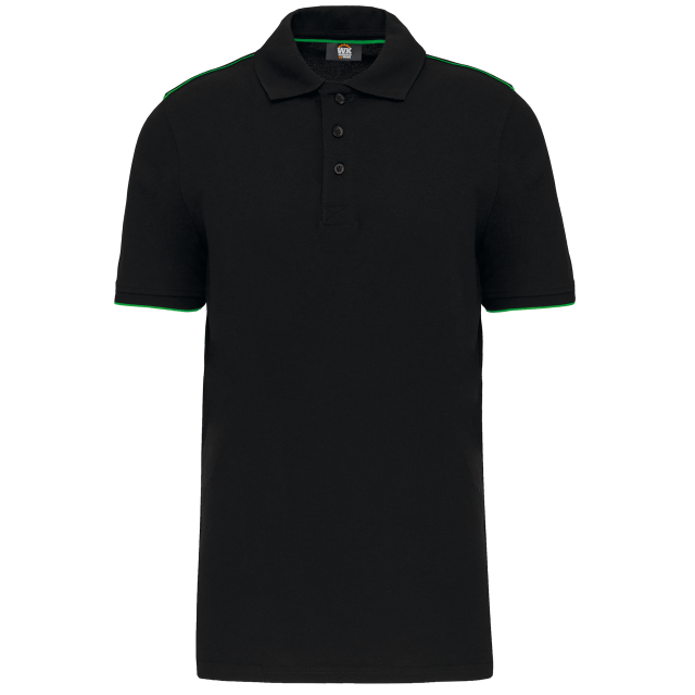 MEN'S SHORT-SLEEVED CONTRASTING DAYTODAY POLO SHIRT (ex.KA270)