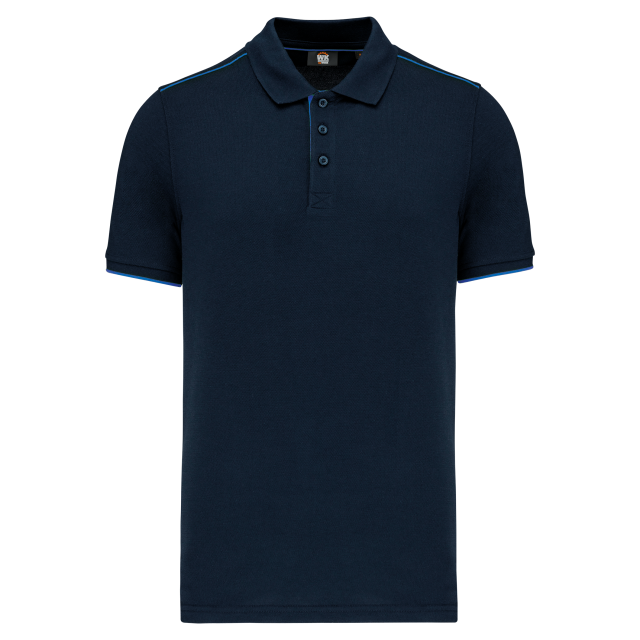 MEN'S SHORT-SLEEVED CONTRASTING DAYTODAY POLO SHIRT (ex.KA270)