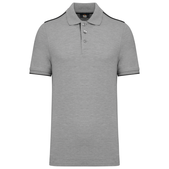 MEN'S SHORT-SLEEVED CONTRASTING DAYTODAY POLO SHIRT (ex.KA270)