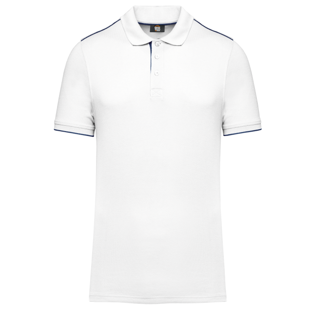 MEN'S SHORT-SLEEVED CONTRASTING DAYTODAY POLO SHIRT (ex.KA270)