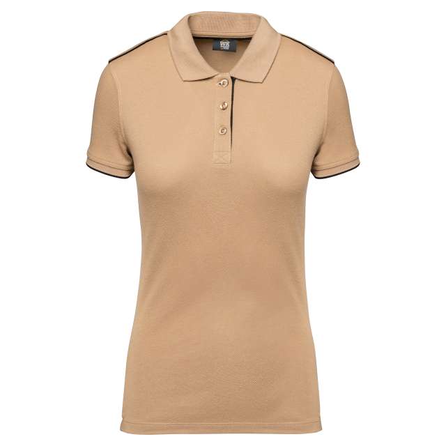 LADIES' SHORT-SLEEVED CONTRASTING DAYTODAY POLO SHIRT (ex.KA271)