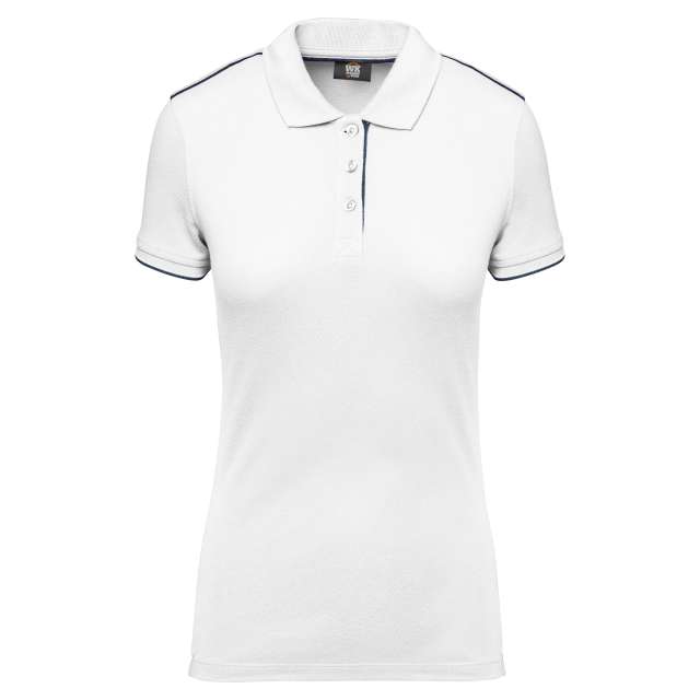 LADIES' SHORT-SLEEVED CONTRASTING DAYTODAY POLO SHIRT (ex.KA271)