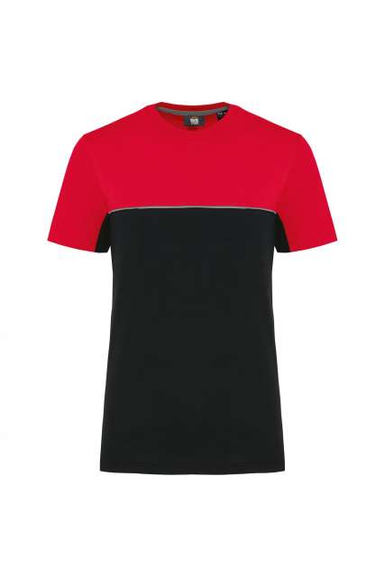 UNISEX ECO-FRIENDLY SHORT SLEEVE TWO-TONE T-SHIRT