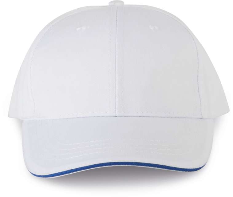 OEKOTEX CERTIFIED 6 PANELS CAP WITH SANDWICH PEAK (ex.KP145)