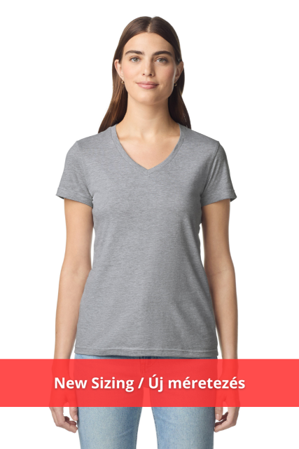 SOFTSTYLE<SUP>™</SUP> LADIES' V-NECK T-SHIRT