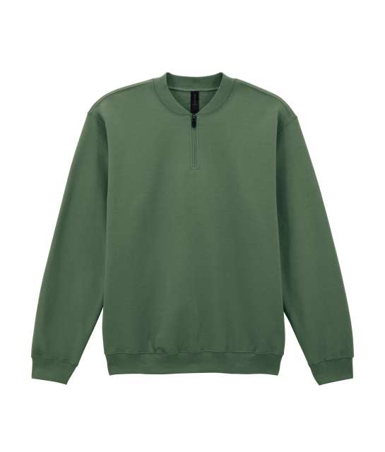 SOFTSTYLE MIDWEIGHT ADULT FLEECE 1/4 ZIP SWEATSHIRT
