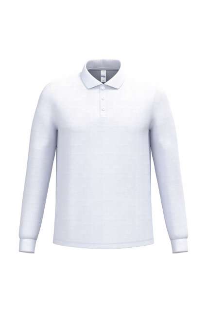 MEN'S PIQUE LONG-SLEEVES POLO SHIRT