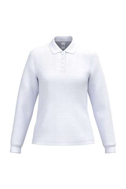 LADIES' PIQUE LONG-SLEEVES POLO SHIRT