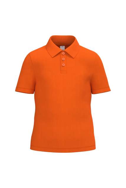 KIDS' PIQUE POLO SHIRT