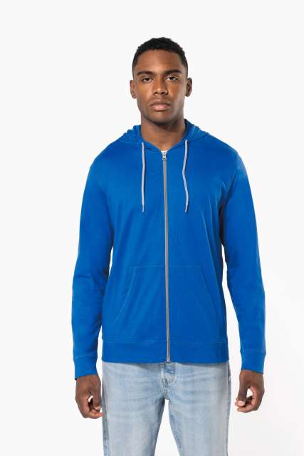 LIGHTWEIGHT COTTON HOODED SWEATSHIRT