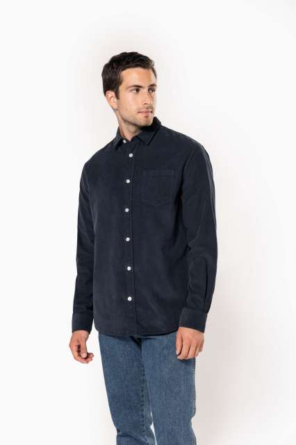 MEN'S LONG-SLEEVED CORDUROY SHIRT