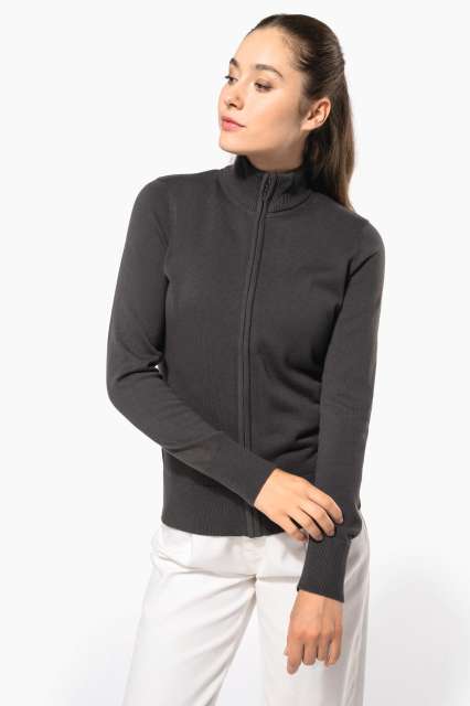 LADIES' FULL ZIP  CARDIGAN