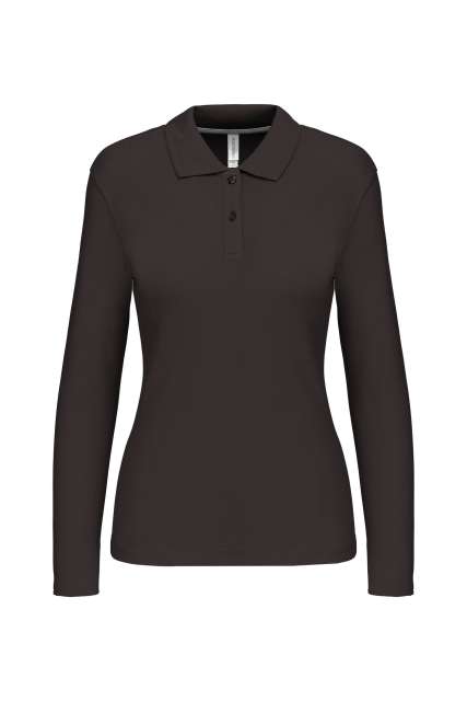 LADIES' LONG-SLEEVED POLO SHIRT