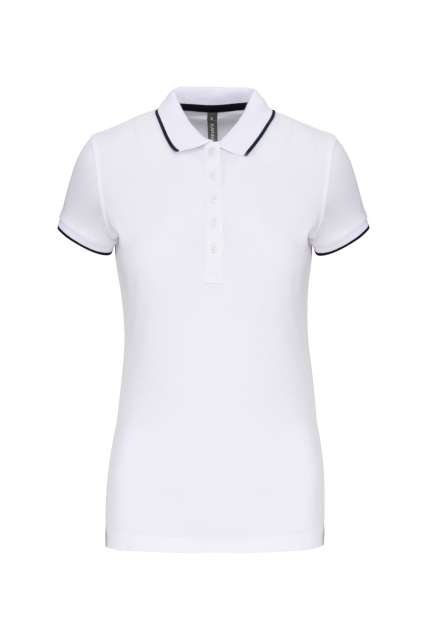 LADIES' SHORT-SLEEVED PIQUÉ KNIT POLO SHIRT
