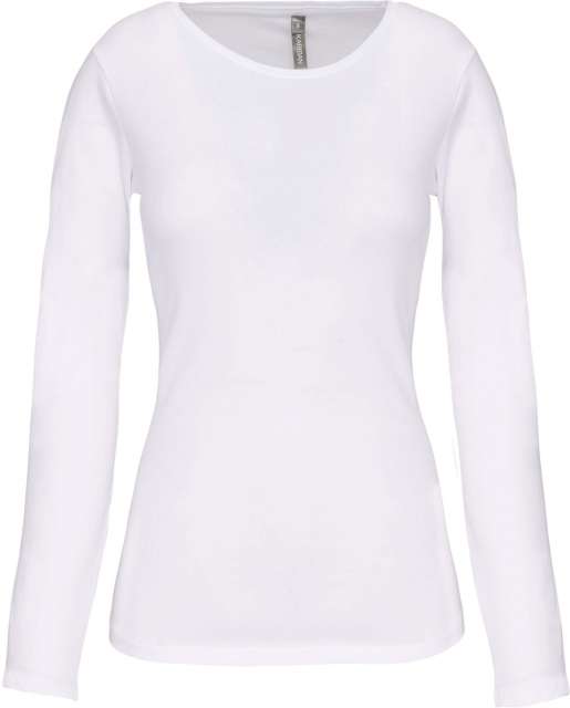 LADIES LONG-SLEEVED CREW NECK T-SHIRT