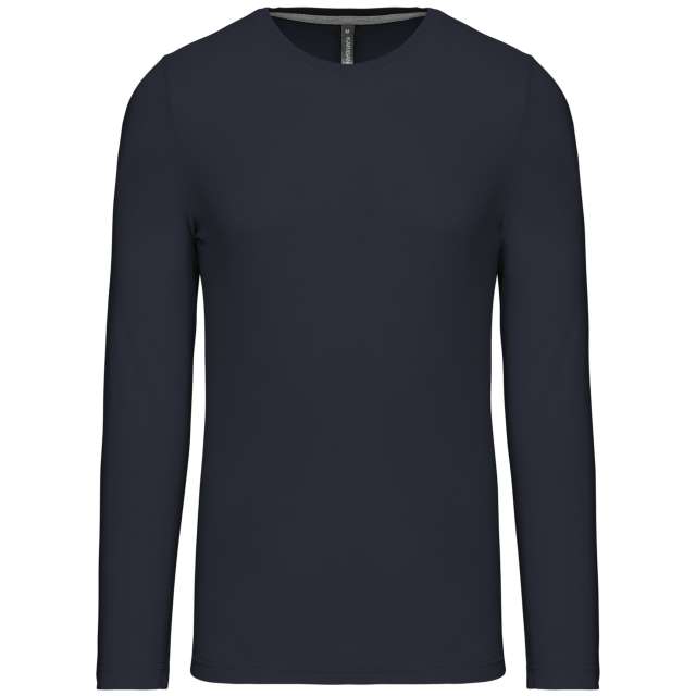 MEN'S LONG-SLEEVED CREW NECK T-SHIRT