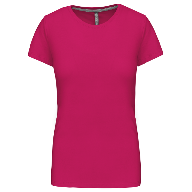LADIES' SHORT SLEEVE CREW NECK T-SHIRT